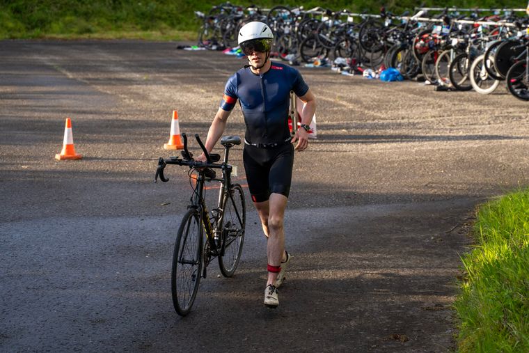 Race 1, the debut of The Lake Triathlon Series 2026. Picture: Carl Hewlett.