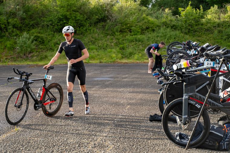 Race 1, the debut of The Lake Triathlon Series 2026. Picture: Carl Hewlett.