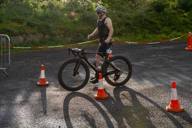 Race 1, the debut of The Lake Triathlon Series 2026. Picture: Carl Hewlett.