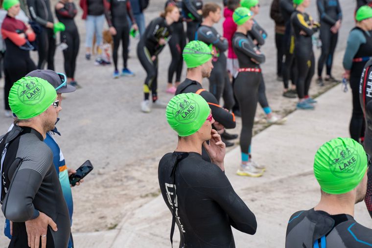 Race 1, the debut of The Lake Triathlon Series 2026. Picture: Carl Hewlett.