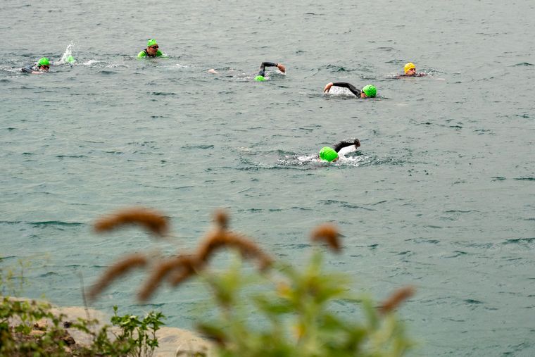 Race 1, the debut of The Lake Triathlon Series 2026. Picture: Carl Hewlett.