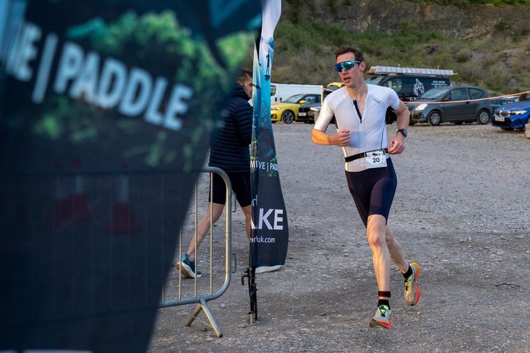 Race 1, the debut of The Lake Triathlon Series 2026. Picture: Carl Hewlett.