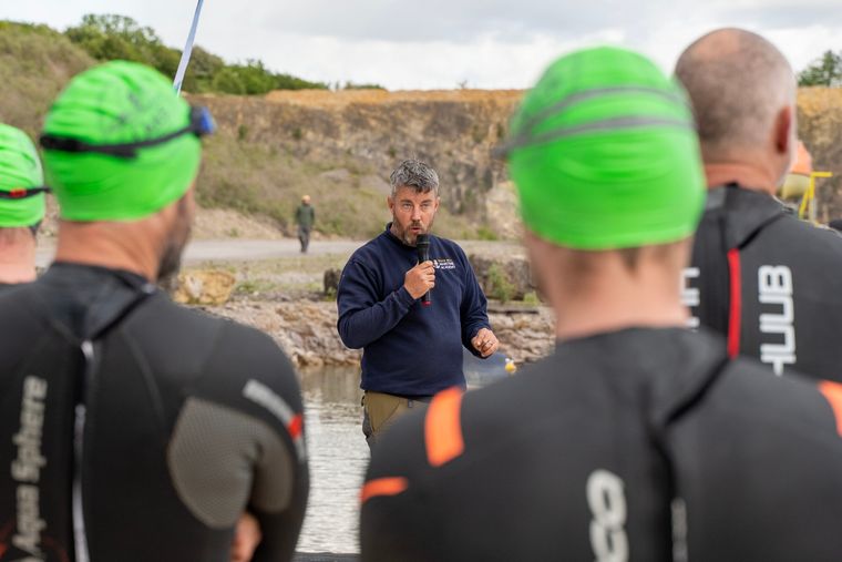 Race 1, the debut of The Lake Triathlon Series 2026. Picture: Carl Hewlett.