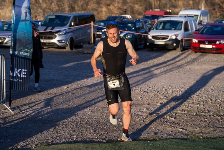 Race 1, the debut of The Lake Triathlon Series 2026. Picture: Carl Hewlett.