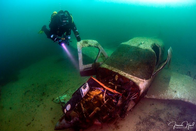 Scuba diving at The Lake