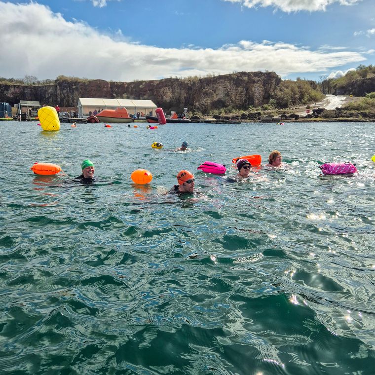 Open Water Swimming at Cromhall Quarry Bristol