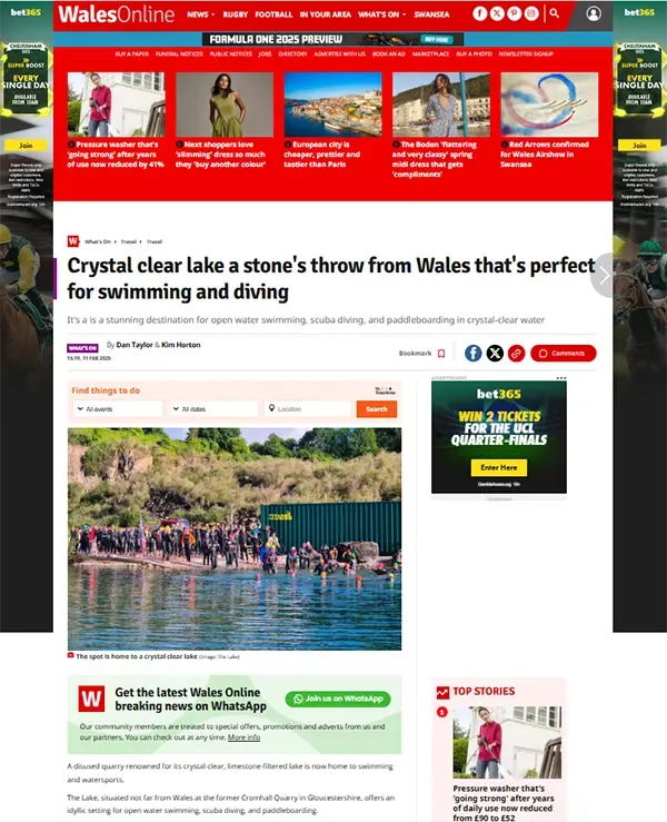 The Lake in the press