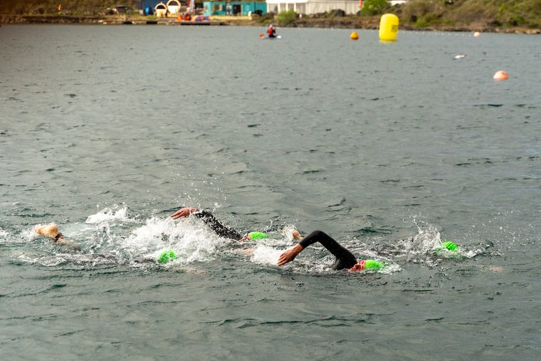 Race 1, the debut of The Lake Triathlon Series 2026. Picture: Carl Hewlett.