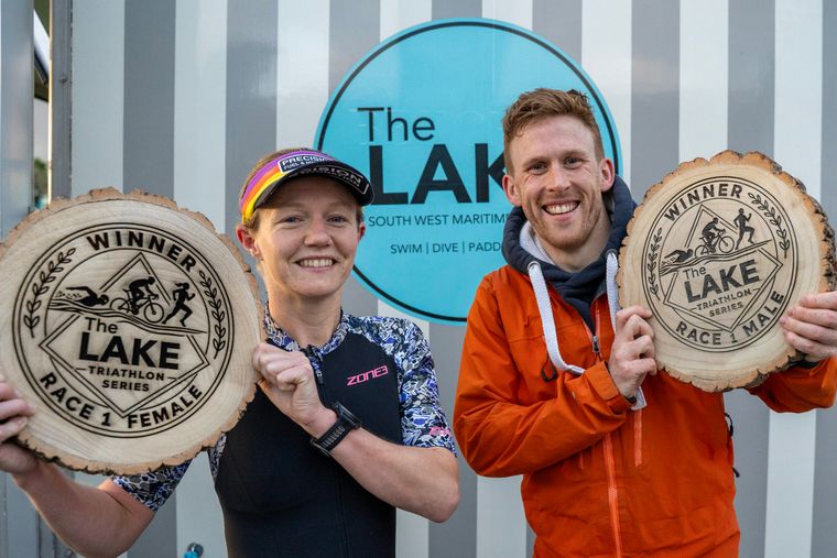 Race 1, the debut of The Lake Triathlon Series 2026. Picture: Carl Hewlett.