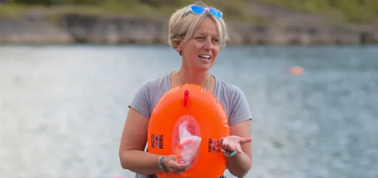Swimming coaching at The Lake